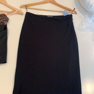 Black Tom Ford skirt.